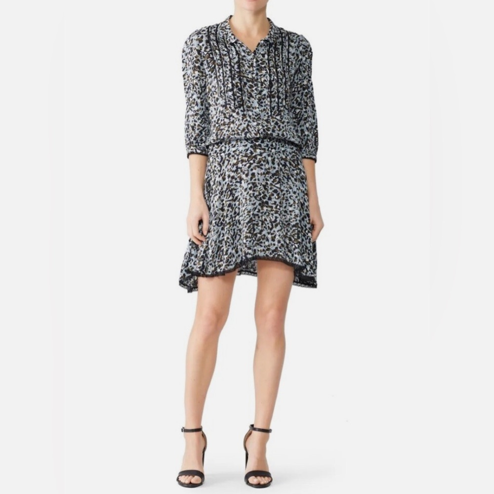 Zadig & Voltaire Black and White Mini Dress